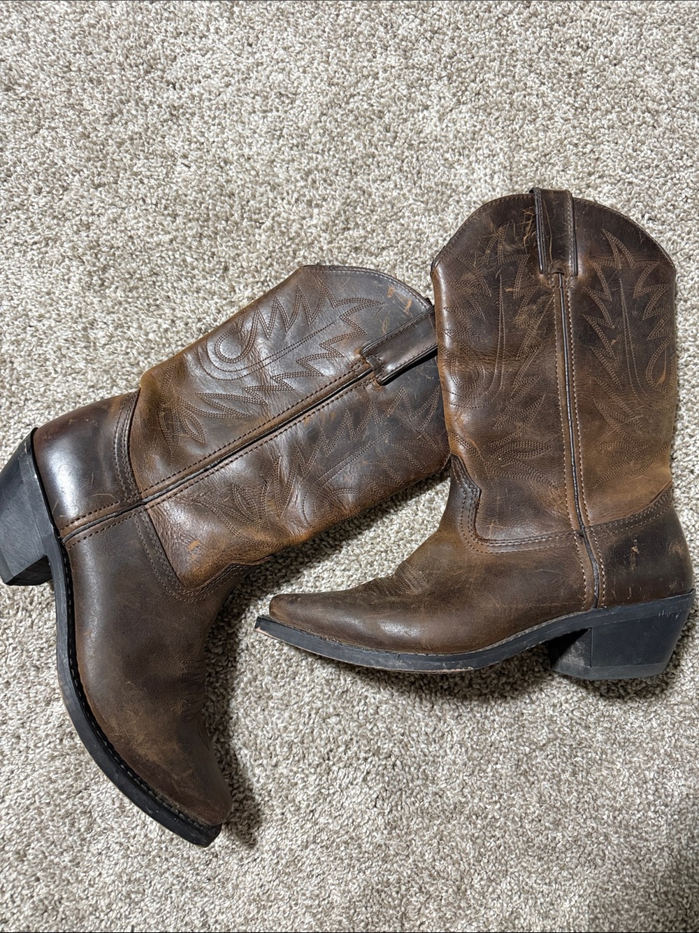 Durango Women’s Cowboy Boots Faded Deep Brown